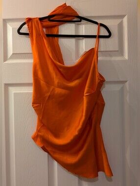 Red Scarf Top